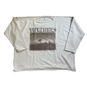 Yeezy Vultures Long Sleeve Graphic Tee Shirt Official Merch Size 2 NEW